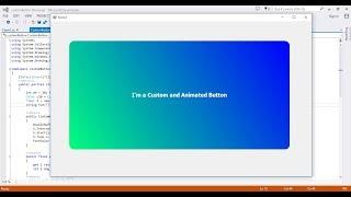 Gradient and animated button color usign c# and visual studio