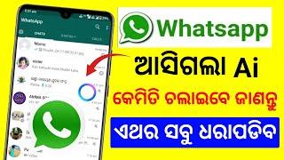 Whatsapp Ai Features Whatsap New Updates 2024 Whatsapp ଥିଲେ  ଆସିଗଲା ଖୁସିଖବର