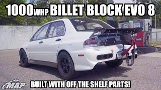 1000hp Billet Block Mitsubishi Evo 8