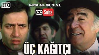 Üç Kağıtçı Türk Filmi  FULL  KEMAL SUNAL  Subtitled  Turkis Movie 