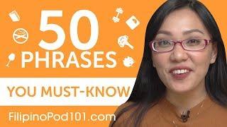 50 Phrases Every Filipino Beginner Must-Know