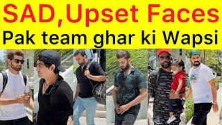 BREAKING  Pakistan team leaving home after worst World Cup performance  players looks sad & upset