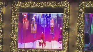 Holiday window displays light up NYC