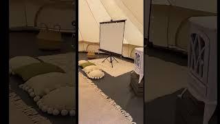 3m 4m 5m 6m 7m sizes luxury canvas bell tent boutique for camping #tente #camping