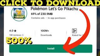 Pokemon lets go pikachu download android  how to download pokemon lets go pikachu in android 