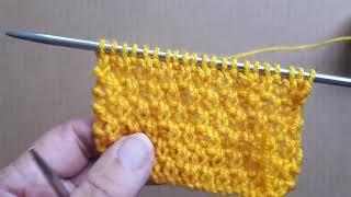 #15 How to Knit Irish Moss Stitch Knitting For Beginners Sheilas Just Knitting