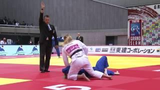 Judo Women gs jpn 2015 USA vs GBR Yoku Shio Gatame