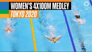 Swimming Womens 4x100m Medley Relay Final  Tokyo 2020 Replays