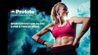 Sports Photo Shoot with the Profoto B10 in HSS and FREEZE Mode