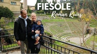 Best Views overlooking Florence - Fiesole Amphitheatre & Monastery  Tuscany Family Travel Vlog