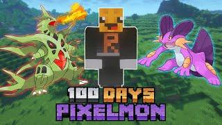 I Survived 100 Days in Minecraft Pixelmon