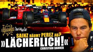 Sainz räumt Perez ab? Danner BLÖDHEIT Aber Horner-Kritik ist LÄCHERLICH