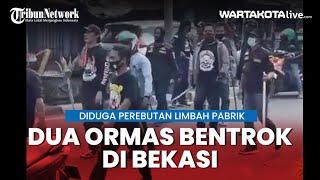 Ormas GMBI dan GIBAS Bentrok di Bekasi Diduga Terkait Limbah Pabrik