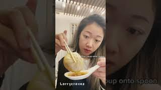 How to eat soup dumplings part 1