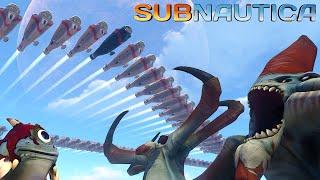 100 CYCLOPS SUBMARINES vs. 1000 Reaper Leviathans Subnautica