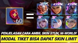 KLAIM 60 TIKET DRAW GRATIS EVENT INFERNAL WYRMLORD  BEBAS PILIH SKIN STUN M-WORLD EPIC MLBB 2024