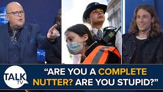 Are You A Complete Nutter? Are You Really This Stupid?  James Whale vs Just Stop Oil Film Maker