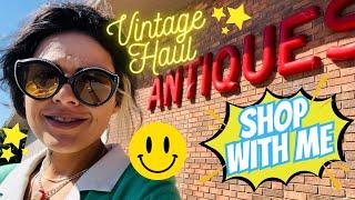 “Change In Plans” SHOP WITH ME ANTIQUE MALL FINDS  HAUL THRIFTING  FLEA MARKET  VINTAGE RESALE