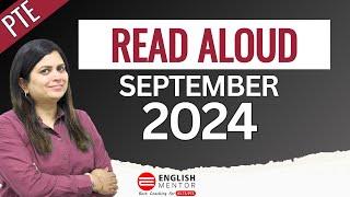 Read Aloud Prediction PTE September 2024   #readaloud #pte