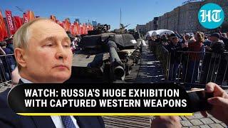 Putin Rubs Salt On Wests Wounds With Show On Weapons Taken From Ukraine Watch Whats On Display