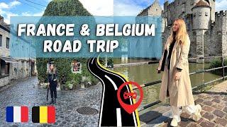 France and Belgium road trip  Lille Antwerp Ghent Bruges & more