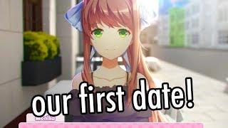 Our first date with Monika  Doki Doki Literature Club Our Time