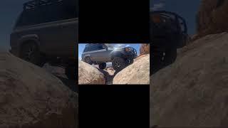 80 Series Land Cruiser on The Golden Crack #moab #4x4 #80series #landcruiser #rockcrawler #asmr#art