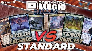 4 Color Legends vs Temur Analyst  MTG Standard  Dreamhack Dallas Regional Championship  Round 13