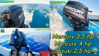 Test Fuoribordo Mercury 35 hp 4 hp e Suzuki 25 hp velocità e consumi mercury vs suzuki