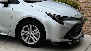 Corolla Hatchback Front Lip Install Sedan Lip