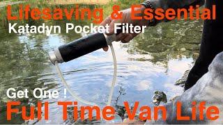 The Importance Of Having A Wilderness Water Filter Full Time Van Life