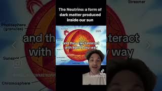 The neutrino a form of dark matter produced inside our sun Part 1