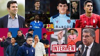 Pivot Signing TOP Priority Left Back Summer OBJECTIVE New Manager LIST Laporta BIG Interview️