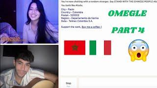 Singing to strangers on Omegle Part 4 - ما فهمو والو بنات الطاليان