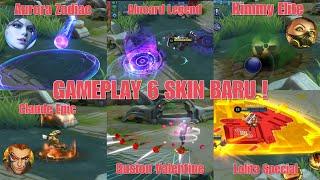 GAMEPLAY 6 NEW SKIN   ALUCARD LEGEND PUNYA MOTOR ?  SKILLS EFFECT ONLY  MLBB