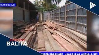 Higit 100-K illegal lumber products nasabat sa Surigao Del Sur