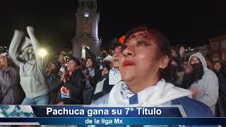 Pachuca campeón del apertura 2022 y Así se vivió la fiesta en la ciudad.