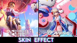 Angela vs Hiyoribou  Sanrio Skins Effect l MLBB OA