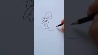 COMO DESENHAR O MEDO  DIVERTIDA MENTE #MEDO #DIVERTIDAMENTE #Disney #PIXAR