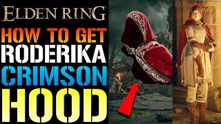 Elden Ring How To Get Roderikas CRIMSON HOOD FREE Boost To Health Location & Guide