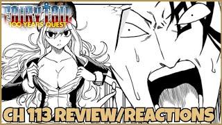Fairy Tail 100 Year Quest Ch 113 Reactions THE POWER OF GRUVIA LOVE SAI UNDERESTIMATES THEM
