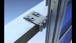 unitized curtain wall installation