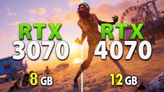 RTX 3070 vs RTX 4070  Test in 11 Games  1440p