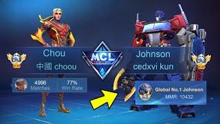 I FINALLY MET THE BEST JOHNSON IN MCL 10K MMR  enemy thought they are cheating