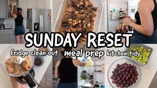 SUNDAY RESET Fridge Clean Out Meal Prep Kitchen Tidy RESET For A Busy Week With Me