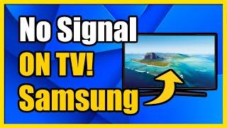 How to Fix No Signal on Samsung TV 5 Easy STEPS