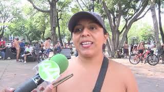 Tras “guardarse” un año la rodada de ciclistas al desnudo vuelve a tomar las calles de Guadalajara.