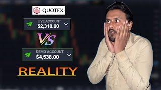 Quotex demo to live account reality  Quotex live trading  Quotex trading strategy for beginners