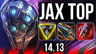 JAX vs FIORA TOP  6 solo kills 800+ games  EUW Challenger  14.13