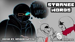 Strange Words Comic Dub Undertale AU Sanses